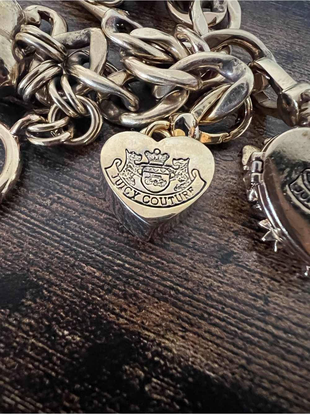 Juicy Couture Heart Charms Bracelet - Picture 5 of 12